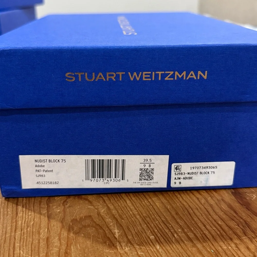 Stuart Weitzman Nudist 75 Block Sandal